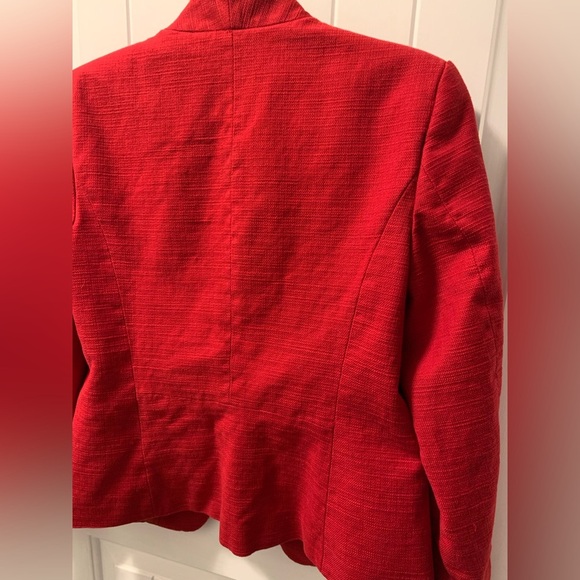 5/$25 Item Ann Taylor Loft Red Blazer - Picture 6 of 6